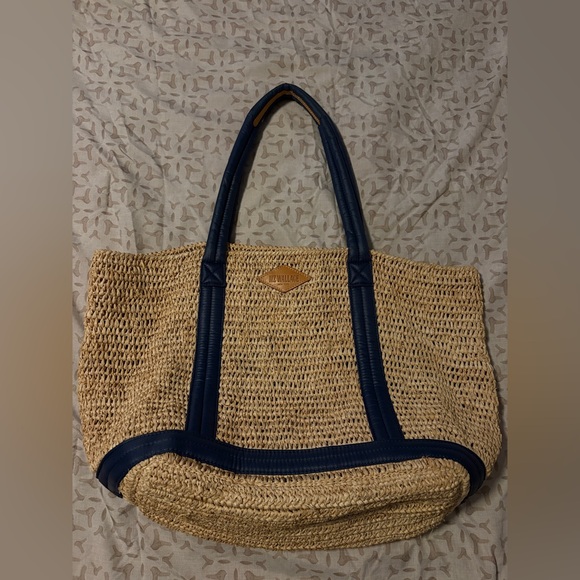 MZ Wallace Handbags - MZ Wallace Rafia Tote Bag - Like New